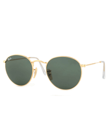 Lunettes de soleil Ray-Ban Round Metal RB3447 001 Doré Rondes