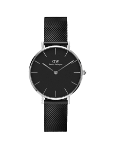 Montre Daniel Wellington DW00100202 Petite Ashfield Maille Milanaise Noire