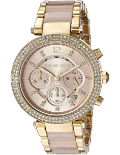 Montre Femme Michael Kors Parker MK6326 - Cadran Champagne & Bracelet Acier Or