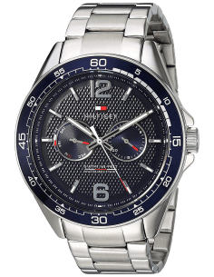 Montre Homme Tommy Hilfiger 1791366 Sophisticated Sport Acier Argenté Cadran Bleu