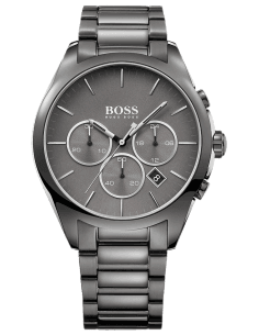 Montre Homme Hugo Boss 1513364 Onyx Chronomètre Acier Gris Anthracite