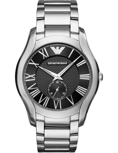 Montre Homme Emporio Armani AR11086, Cadran Bleu Soleillé, Bracelet Acier