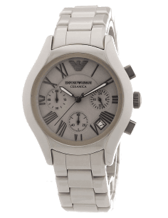 Montre Homme Emporio Armani AR1460 Chronographe Céramique Noire