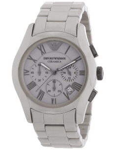Montre Homme Emporio Armani AR1459 Chronographe en Céramique Noire