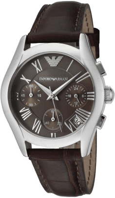 Montre Femme Emporio Armani AR0672 Cadran et Bracelet Marron Cuir