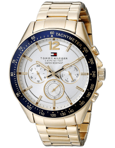 Montre Homme Tommy Hilfiger 1791121 Acier Doré Multifonction 44mm