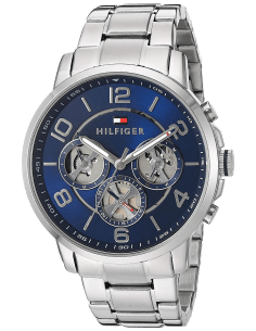 Montre Homme Tommy Hilfiger 1791293 Bracelet en Acier et Cadran Bleu