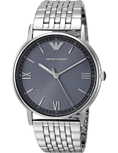 Montre Homme Emporio Armani AR11068 Kappa - Boîtier Acier Argent Cadran Gris