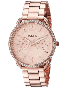 Montre Femme Fossil Tailor ES4264 en Acier Doré Rose