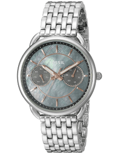 Montre femme Fossil ES3911 Cadran Nacre Gris et Or Rose