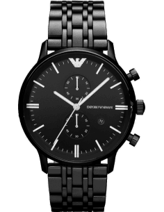 Montre Homme Emporio Armani AR1934 Chronographe Acier Noir