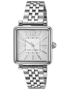 Montre Femme Marc Jacobs MJ3461 en Acier Argent à Cadran Carré