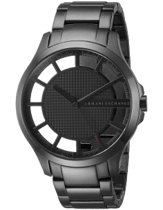 Montre Armani Exchange AX2188 Hampton Cadran Transparent en Acier