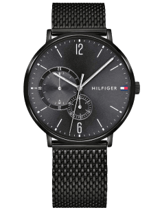 Montre Tommy Hilfiger 1791507 Brooklyn en maille milanaise noire