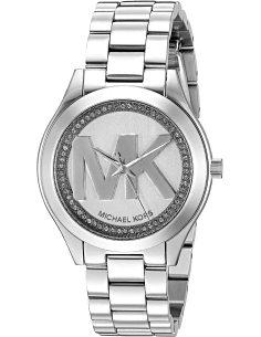 Montre Femme Michael Kors MK3548 Runway - Boîtier et Bracelet Acier Argenté 38mm