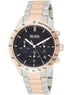 Montre Homme Hugo Boss 1513584 Chronographe Acier Inoxydable Bi-ton Argent/Or Rose