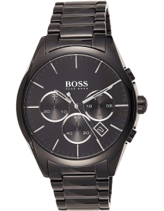 Montre Homme Hugo Boss 1513365 Chronographe Acier Noir Onyx
