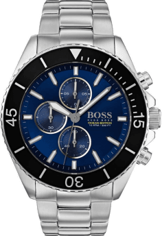 Montre Hugo Boss 1513704 Homme Ocean - Cadran Bleu, Bracelet Acier Inoxydable