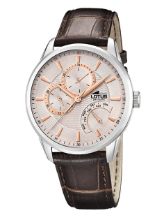 Montre Lotus L15974/7 avec Cadran Marron et Bracelet en Cuir