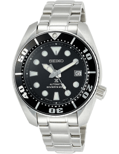 Montre Seiko Diver's Submariner SBDC031J1 Homme en acier, cadran noir