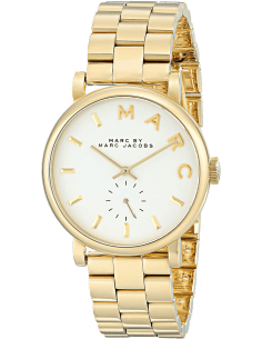 Montre Marc Jacobs MBM3243 en Acier Doré et Cadran Blanc