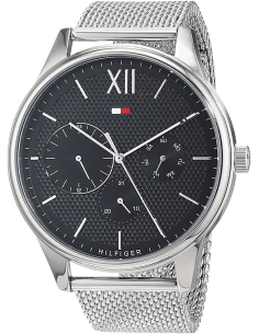 Montre Tommy Hilfiger 1791415 Damon en maille milanaise argentée