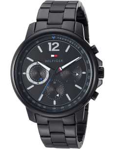 Montre Homme Tommy Hilfiger 1791529 Landon Chronographe Acier Noir
