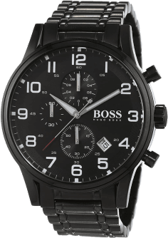 Montre Homme Hugo Boss 1513180 Chronographe Acier Inoxydable Noir