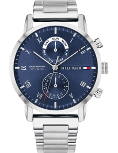 Montre Homme Tommy Hilfiger 1710401 Riley Acier Inoxydable Cadran Bleu