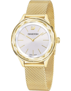 Montre Femme Swarovski Octea Lux 5430417 - Cadran Doré, Bracelet Milanais Or