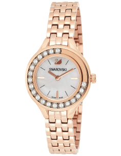 Montre Femme Swarovski Lovely Crystal 5261496 - Acier Or Rose & Cristaux Mobiles
