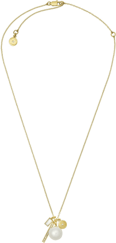 Collier pour femme Michael Kors MKJ6668710 en acier doré avec perle