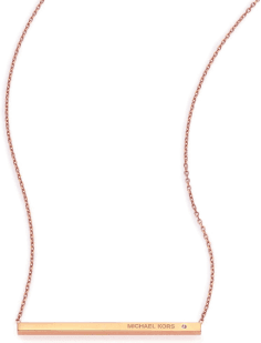 Collier Femme Michael Kors Réf. 106733 en acier inoxydable or rose