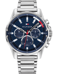 Montre Homme Tommy Hilfiger 1791788 Chronographe Acier Cadran Bleu