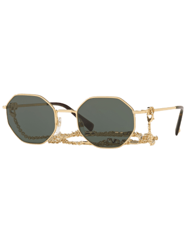 Lunettes de soleil Valentino Garavani VA2040 Hexagonales avec chaine
