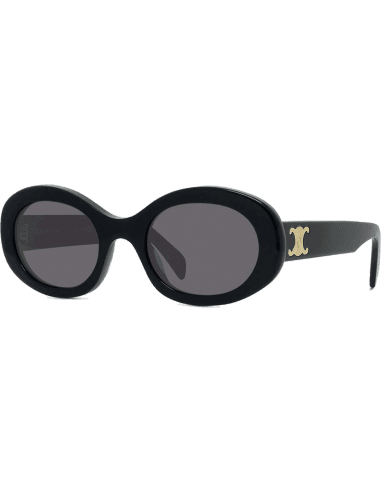Lunettes de soleil Celine Triomphe 01 ovales CL40194U en acétate