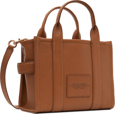 Sac à main Marc Jacobs The Mini Tote Bag en cuir grainé