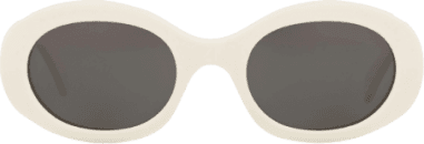Lunettes de soleil Celine Triomphe 01 ovales CL40194U en acétate