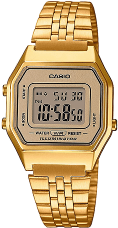 Montre Casio Vintage LA680WEGA-9EF digitale dorée unisexe