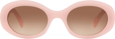 Lunettes de soleil Celine Triomphe 01 ovales CL40194U en acétate