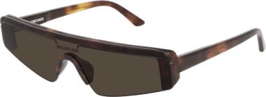 Lunettes de soleil Balenciaga Eyewear Extreme BB0003S Masque demi-cerclé