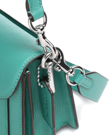 Sac besace à bandoulière Coach Tabby 26 en cuir grainé