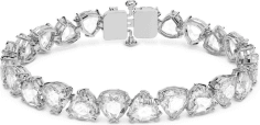Bracelet Swarovski Millenia 5622451 cristaux taille trilliant plaqué rhodium blanc