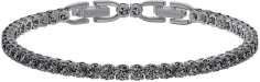 Bracelet Swarovski 5514655 Tennis Deluxe Plaqué Ruthénium gris