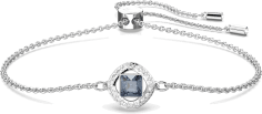 Bracelet Swarovski Angélique 5662141 coupe carré bleu rhodié