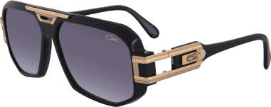 Lunettes de soleil Cazal Legends 675 001 en acétate finition noir et or