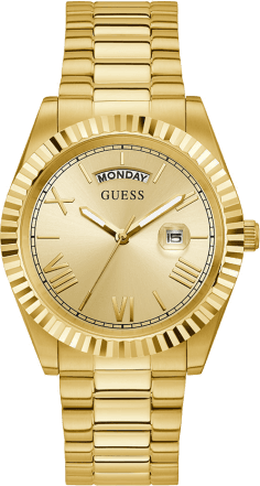 Montre Homme Guess GW0265G2 en Acier Doré - Cadran Doré 42mm