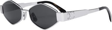 Lunettes de soleil Celine Triomphe 01 ovales CL40254U monture géométrique