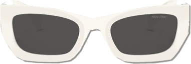Lunettes de soleil Miu Miu Glimpse MU 09W rectangulaires en acétate