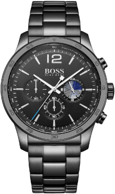 Montre Homme Hugo Boss 1513528 Chronographe Acier Noir